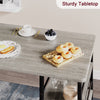 3PCS Bar Table & 2 Stools Set Kitchen Dining Table Set Industrial Furniture