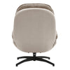 Chenille Swivel Chair Recliner Armchair Home Lounge Sofa Chairs With Footstool