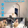 LED Double Head Desk Lamp 24W Foldable Reading Desk Light Dimmable Eye Careing