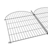 10x Rustproof Coated Metal Garden Fence Panel Pet Dog Barrier Lawn Border Edging