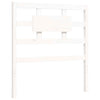 Bed Frame with Headboard White 90x200 Solid Wood U4C6