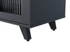 Sideboard Kitchen Buffet Cupboard Console Table with Glass Doors Cabinet 2 Shelf