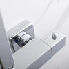300mm Bathroom Mixer Shower Thermostatic Dual Head Square Rainfall Chrome Set