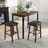 76CM Upholstered Bar Stool Set of 2 Backless Counter Height Stools Dining Chairs