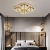 20-100cm Flush Mount Modern Square Ceiling Chandelier Crystal Light Lamp Pendant