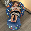 rucomfy Beanbags Outer Space Kids Classic Bean Bag, Pre-Filled, Machine Washable
