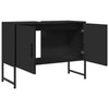 CIADAZ Bathroom Sink Cabinet Black 80x33x60 Engineered Wood, Under Sink H1G1