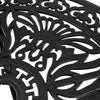 Outdoor Dining Garden Table Vintage Flower Carving Tabletop Patio Bistro Tables