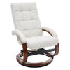 Adjustable Swivel Chair Recliner Armchair Home Lounge Sofa Chair With Footstool