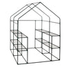 Outdoor Greenhouse Garden PE Plastic Grow Green House w/ 4 Shelves Planting Shed