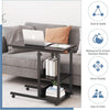 C Shaped Bedside Table - Height Adjustable Sofa Couch End Table
