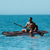 Black Paddle Board 11FT Large SUP Sufboard Kayak Seat Complete Kit 335x84x15cm