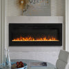 LED Fireplace Media Wall Fire Wall Mounted / Standing Electric Heater 40-100in