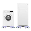 Adjustable Furniture Dolly Washing Machine Stand Refrigerator Base Moving Cart