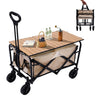 Folding Camping Table OutdoorGarden TrolleyCart Wagon Truck Wheelbarrow Shopping