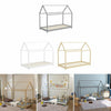 Solid Wood Kid House Bed Frame Single Bed Treehouse Toddler Child Floor Bedframe
