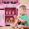 Kids Corner Wooden Playset Pretend Toddler Kitchens Cooking Toy Light JOYLDIAS