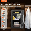62L Digital Safe Box Steel Security Home Office 2.2 Cubic Feet Cash Gold