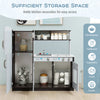 Kids Pretend Play Set Toddler Kitchen Set Wooden Play Kitchen-Grey