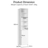 Bathroom Cabinet Freestanding Floor Cabinet Narrow Storage Cabinet Adjustable