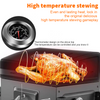 Outdoor BBQ Smoker Charcoal Barbecue Grill Portable Garden Warming Rack w/ Wheel