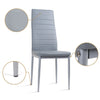 Table & 2/4/6 Chairs Dining Set Glass Dining Table Home Dining Room Furniture