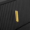 Shoe Storage Cabinet Footwear Rack Stand with Drawers & Adjustable Shelves Black