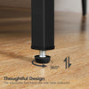 Set of 2 Side Tables End Table Nightstands Tempered Glass Bedside Tables Black