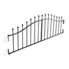 Metal Iron Garden Railing Wall Panel Fence Panel Privacy Picket Ball End Barrier