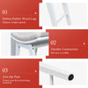 Wooden Make-Up Stool Dressing Chair Bedroom Vanity Bench With Sponge