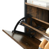 Shoe Cabinet With 3 Flip Doors, Storage Rack with Open Compartment LBS101B01