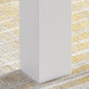 Modern White Dining Table for 2-4 Small Space Wooden Kitchen Table Writing Table