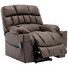 Electric Recliner Chair Lounge Massage Armchair Single Sofa with 2 Cup Holders