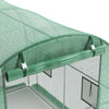 Walk-in Tunnel Greenhouse Gardening Planting Shed Door Window Vents Polytunnel
