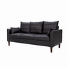Panana Linen Fabric 2 & 3 Seater Sofa Couch with Wood Legs 3 Colours