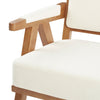 Dusk Matilda Ivory Boucle & Solid Wood Accent Chair RRP £199
