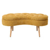 Chenille Upholstered Storage Bench Ottoman Button Bed End Bench Hall Window Seat