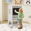 Baby Kitchen Helper Kids Kitchen Step Stool Stepping Stool-Grey