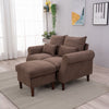 Panana 2 Seats Loveseat Couch Sofa Ottoman Upholstered Furniture for Small Space