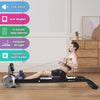 Fitnessclub Deluxe Folding Rowing Machine Indoor Cardio Workout LCD Monitor