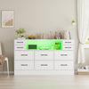 10 Drawers Chest of Drawers Bedside Cabinet Storage Bedroom Furniture Non-woven