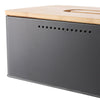 Metal Bread Bin with Chopping Board Lid Kitchen Food Cake Loaf Storage Container