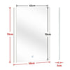 Bathroom Mirror Wall Mounted Hanging USB LED Light Make-up Bath Vanity Unit