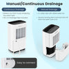 OYAJIA 25L Dehumidifier For Mould and Moisture Extraction Quiet 36dB with Wheels