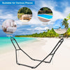 Hammock Stand Only Heavy Duty 150kg Steel Frame Hanging Hooks Indoor Outdoor