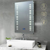 Illuminated Bathroom Mirror Light Large Wall LED Mirror w Demister Shaver Socket