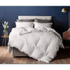 Goose Feather Down Comforter 100% Cotton Geometric Duvet Insert All Size