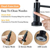 Monobloc Black Kitchen Sink Mixer Taps with Pull Out Hose Spray Single Lever Tap