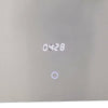 Bathroom LED Lighting Mirror Cabinet Touch Switch Demister Shaver Socket Clock