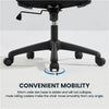 Home Office Chair Wheels Mesh Office Chair High Back Ergonomic Desk Chair Black